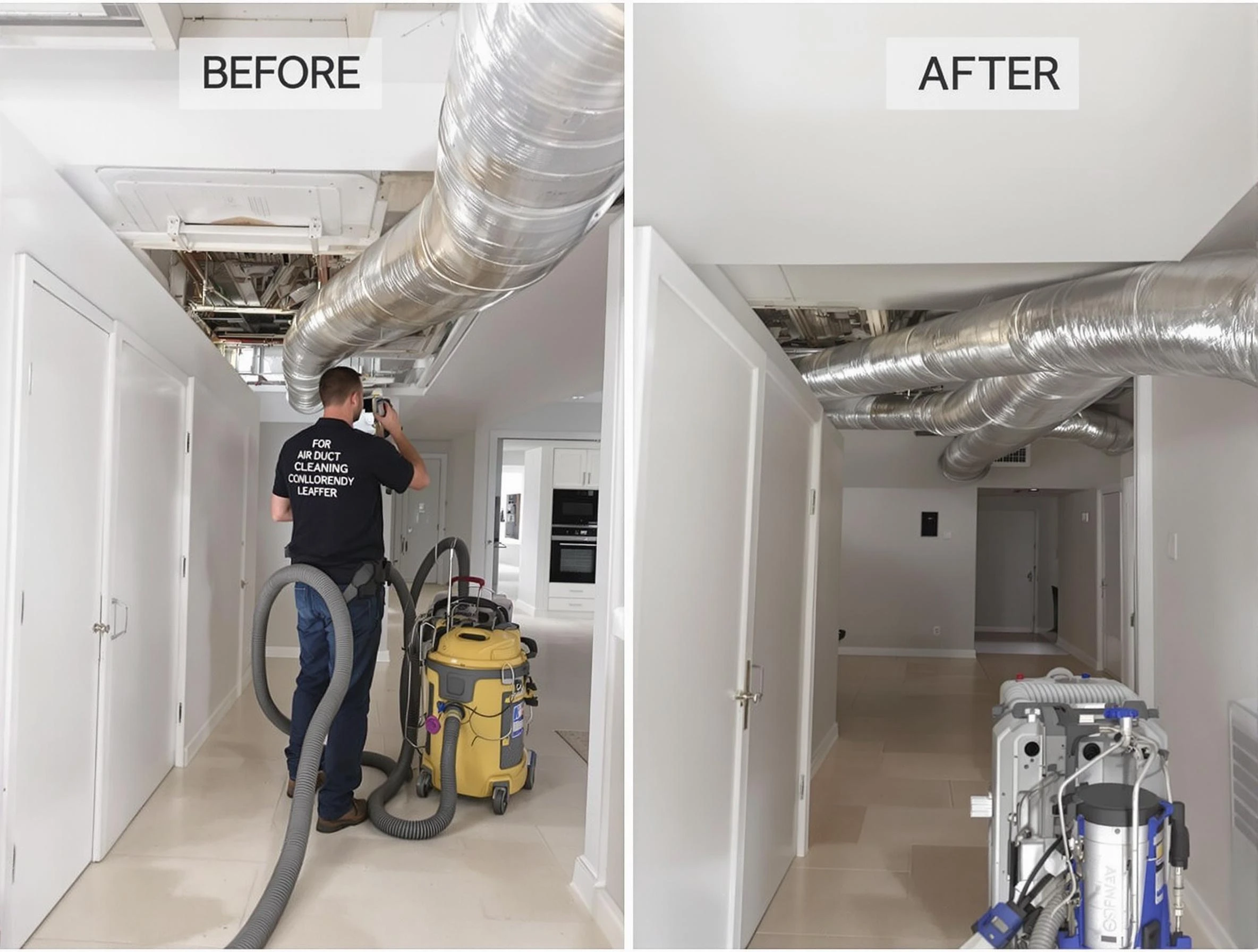 Highlands Ranch Air Duct Cleaning professional performing thorough air duct cleaning in Highlands Ranch