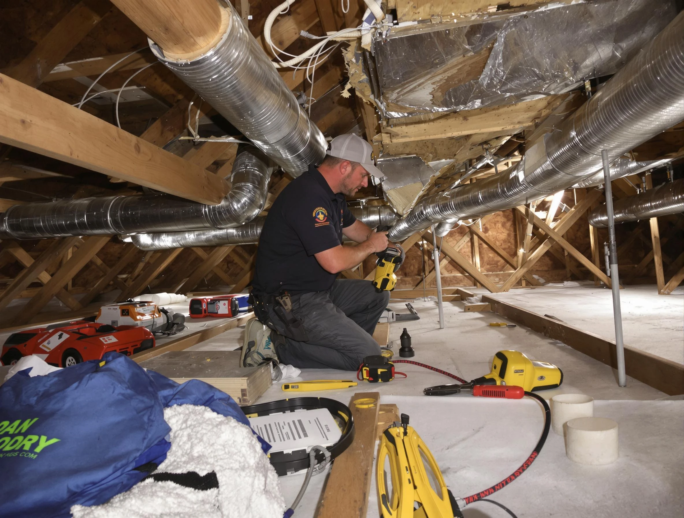 Professional air duct repair by Highlands Ranch Air Duct Cleaning in Highlands Ranch