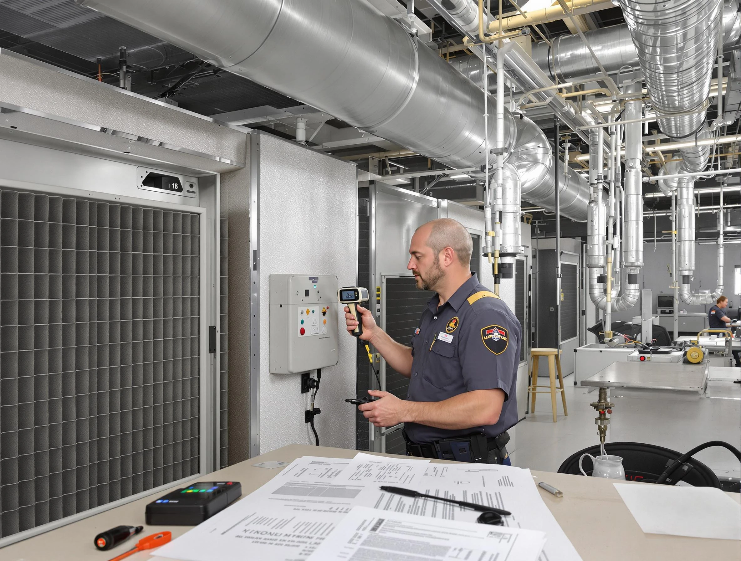 Professional filter system inspection by Highlands Ranch Air Duct Cleaning in Highlands Ranch